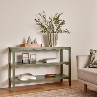Hanson Dark Green Console Shelves 120X38X80CM