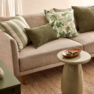 Otto Sage Green Gloss Side Table 37X50CM