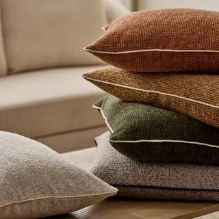 Casey Dark Neutral Melange Cushion 40X60CM
