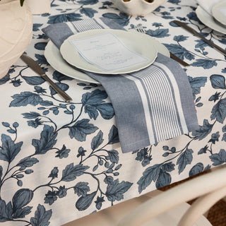 Morgan Cotton Dark Blue Tablecloth 150x230cm