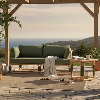 Vita Outdoor Undercover Sofa Forest Green