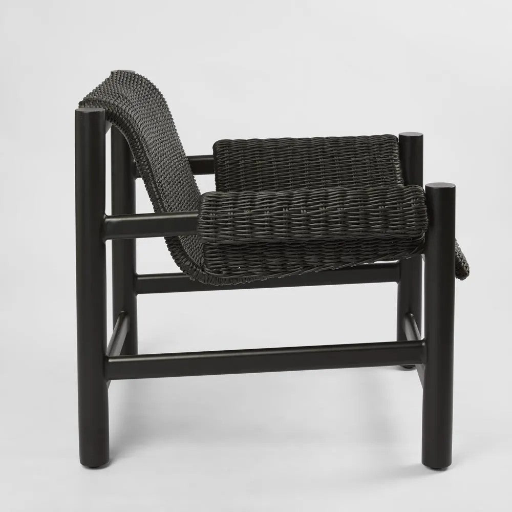 Riven Outdoor Occasional ArmChair Black
