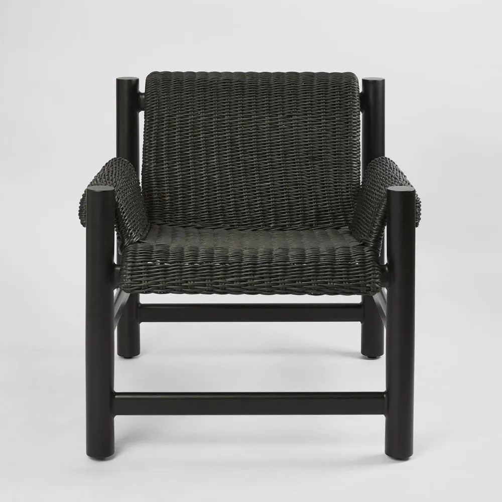 Riven Outdoor Occasional ArmChair Black