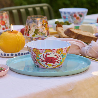 Set of 4 Melamine Italian Summer Bowls