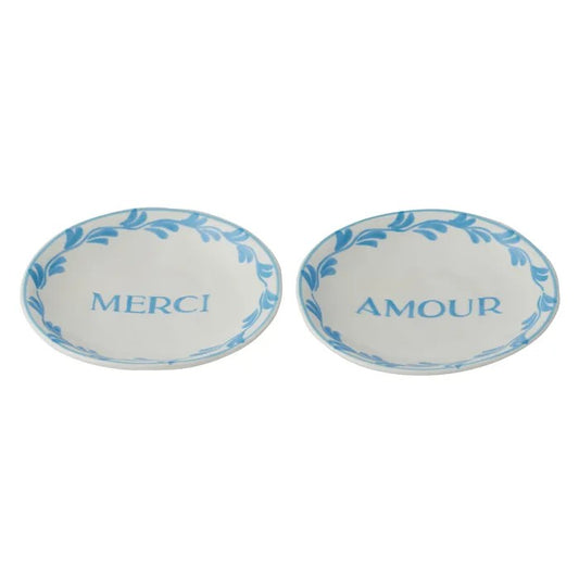 Set of 2 Marais Ceramic Dishes 15.5cm