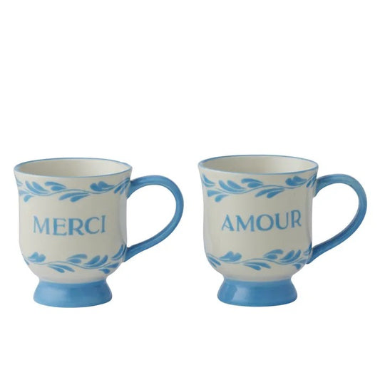 Set of 2 Marais Ceramic Mug 11.5x8.5x12cm
