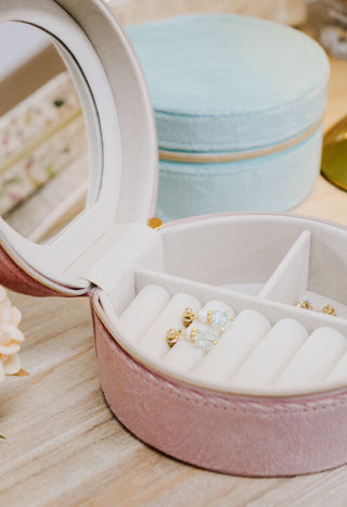 Mini Pink Jewellery Case Box