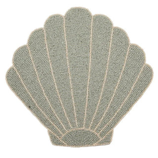 Set of 6 Venus Beaded Placemat 35cm Seafoam