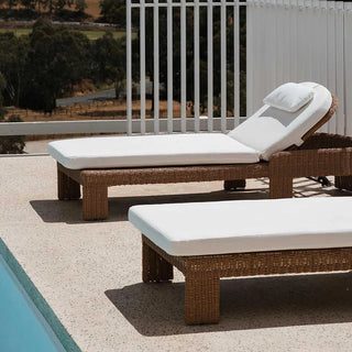 Cassius Outdoor Sunlounge Bed Natural