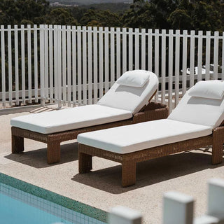 Cassius Outdoor Sunlounge Bed Natural