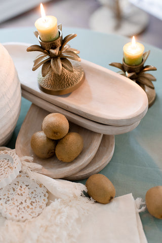 J.Elliot Brooks serving tray whitewash large size 45x13cm