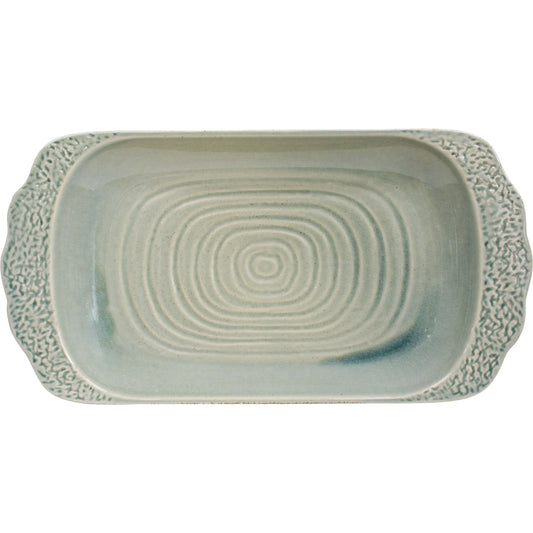 Minorca Silver Grass Rectangle Platter