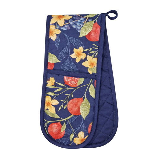 J Elliot Pomegranate double Oven glove navy