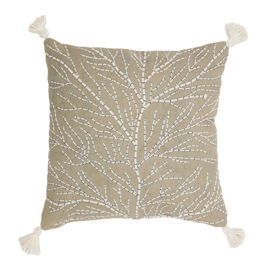 Marina Cotton Cushion - Natural