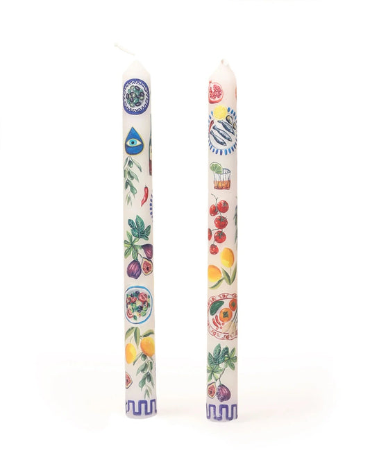 Tapered Candle Set Mediterranean Summer