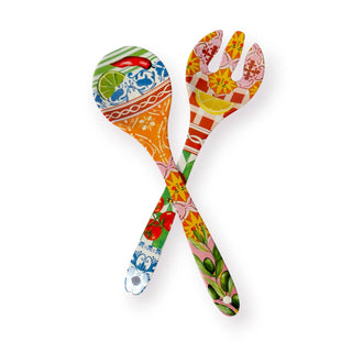 Melamine Salad Servers Italian Summer