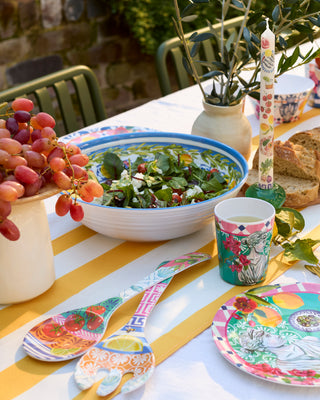 Melamine Salad Servers Mediterranean Summer