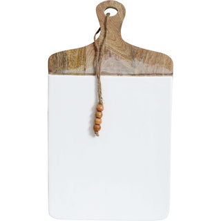 Wood rectangle serving board