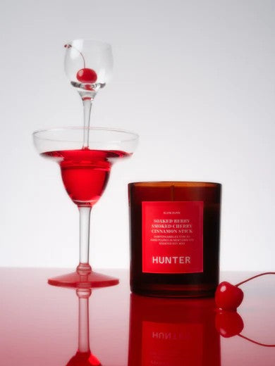 Hunter Candles Christmas Slow Burn  Soaked Berry Smoked Cherry & Cinammon