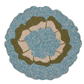 Beth Beaded Placemat 35cm Blue/Green