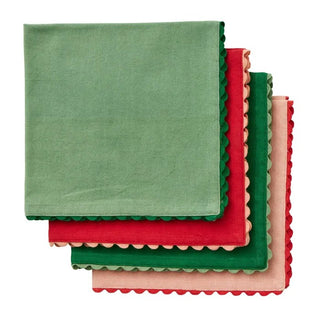Set/4 Orla Cotton Napkins 40cm Multicolour