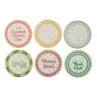 Set/6 Adage Ceramic Coasters 10cm