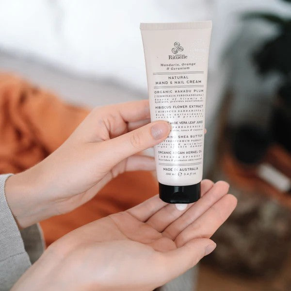 Urban Ritulle S/3 Face & Hand Set: Hand Calm Mandarin Balm, Mandarin Face Scrub And Mandarin Hand Cream