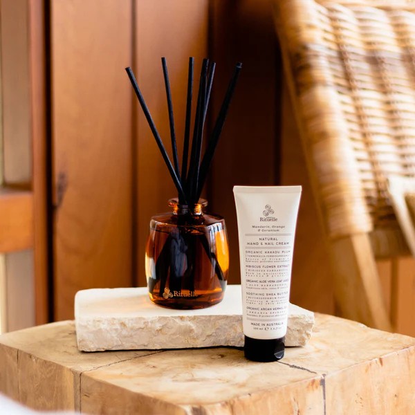 Urban Ritulle S/3 Face & Hand Set: Hand Calm Mandarin Balm, Mandarin Face Scrub And Mandarin Hand Cream