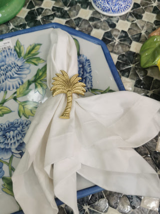 Kona S/4 Metal Napkin Rings 7cm Gold