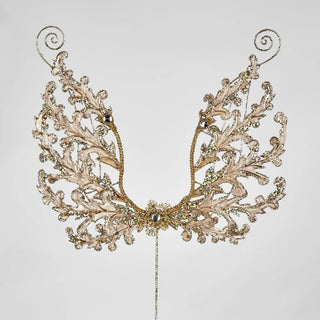 Icarus Wings Champagne Christmas Tree Topper