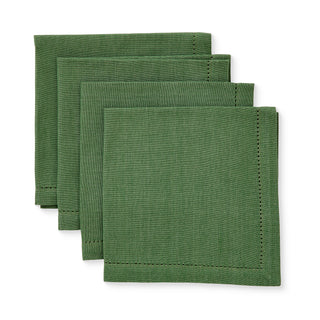 Set of 4 Jetty Spruce Green Cotton Napkins