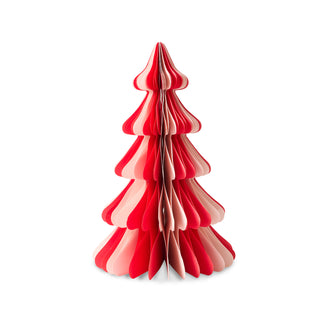 Natalia Paper Christmas Tree Red/Pink Large 60cm