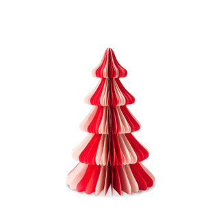 Natalia Paper Christmas Tree Red/Pink Small 40cm