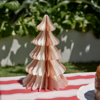 Natalia Paper Christmas Tree Blush Cream Small 40cm