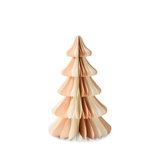 Natalia Paper Christmas Tree Blush Cream Small 40cm