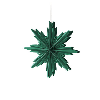 Natalia Paper Dark Green Christmas Star Decoration Small 30cm