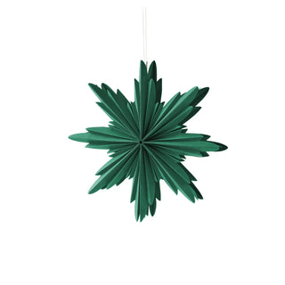 Natalia Paper Dark Green Christmas Star Decoration Large 40cm