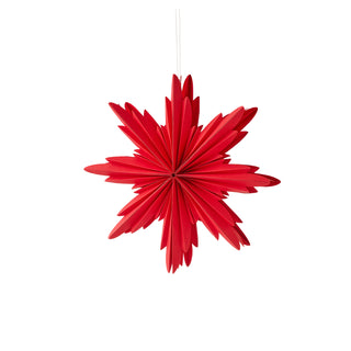 Natalia Paper Red Christmas Star Decoration Small 30cm