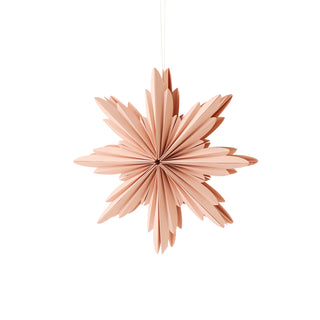 Natalia Paper Blush Christmas Star Decoration Small 30cm