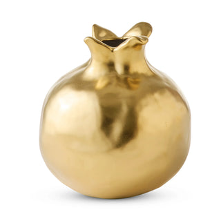 Pomegranate Gold Bud Vase Large