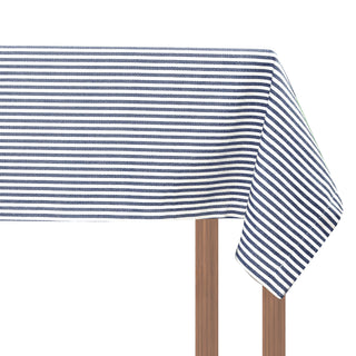 Maison Navy French Cotton Tablecloth 150cmx150cm