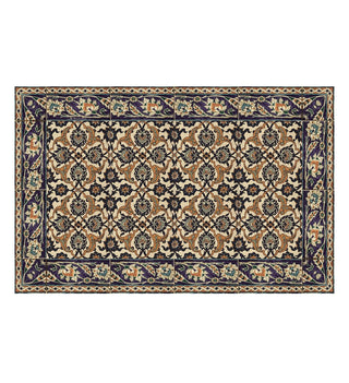 Set of 4 Beija Flor Armenian Framed Amber Vinyl Placemts