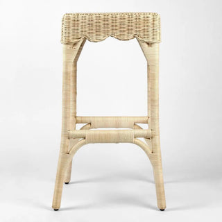 Belle Bar Stool Natural Outdoor Undercover
