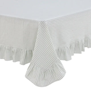 Tablecloth Cotton Natale Sage 150x250cm