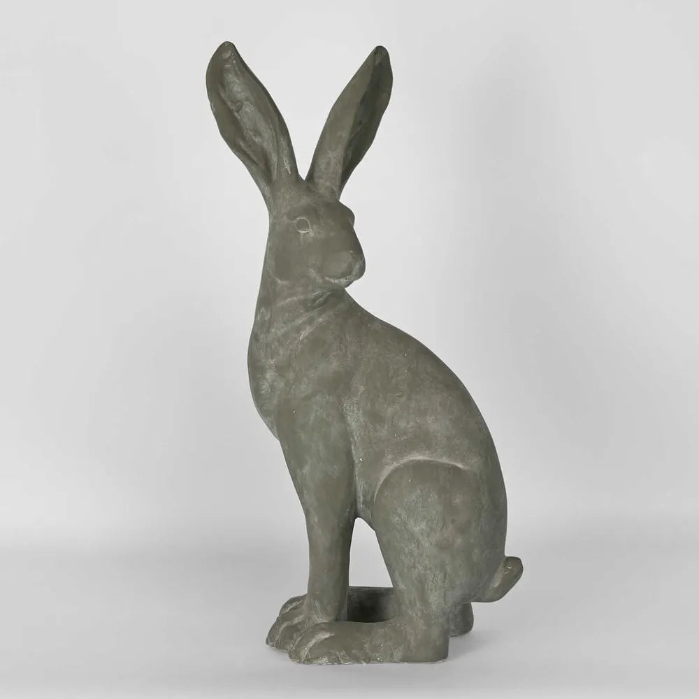 Henry Hare Standing Large Sculpture Grey