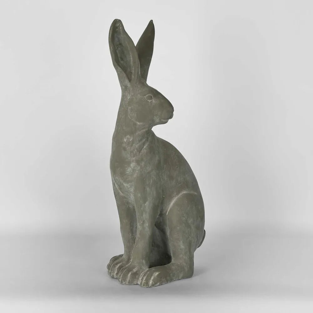 Henry Hare Standing Large Sculpture Grey