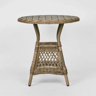 Marco Aluminium Synthetic Wicker Outdoor Table Natural