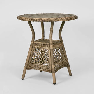 Marco Aluminium Synthetic Wicker Outdoor Table Natural