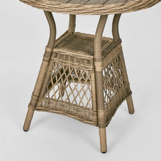 Marco Aluminium Synthetic Wicker Outdoor Table Natural
