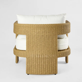 Cassius Outdoor Occasional Wicker ArmChair Natural